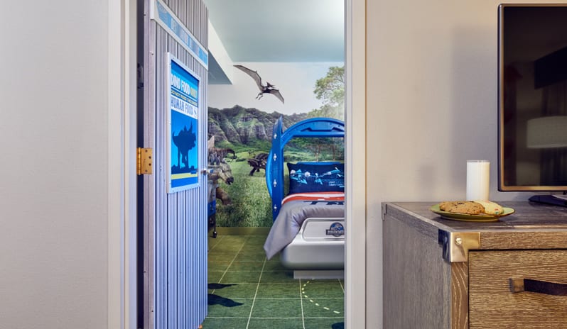 Loews Royal Pacific Universal Orlando - Kids Suites Veiw from the living room